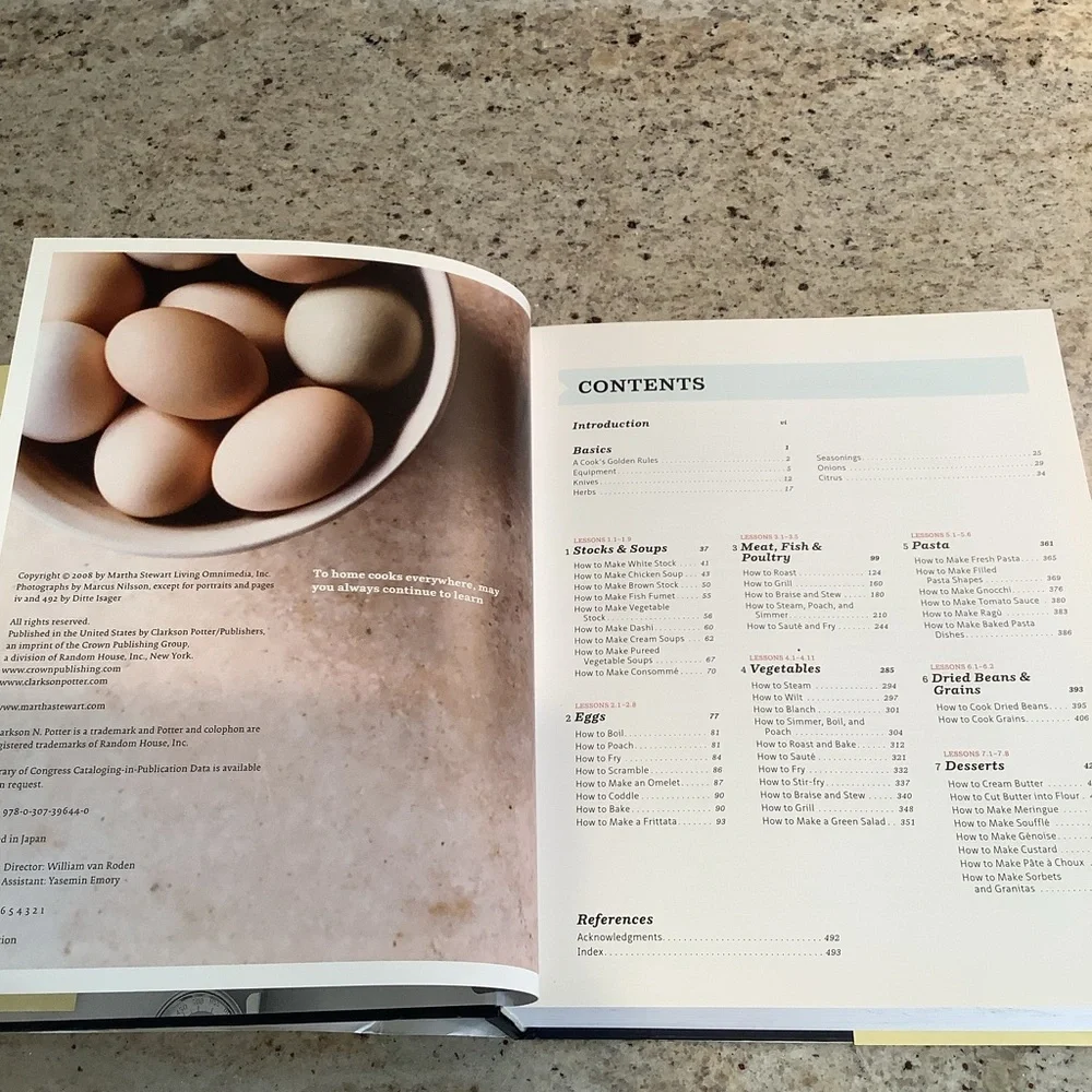 Martha Stewart's Cooking School Cookbook